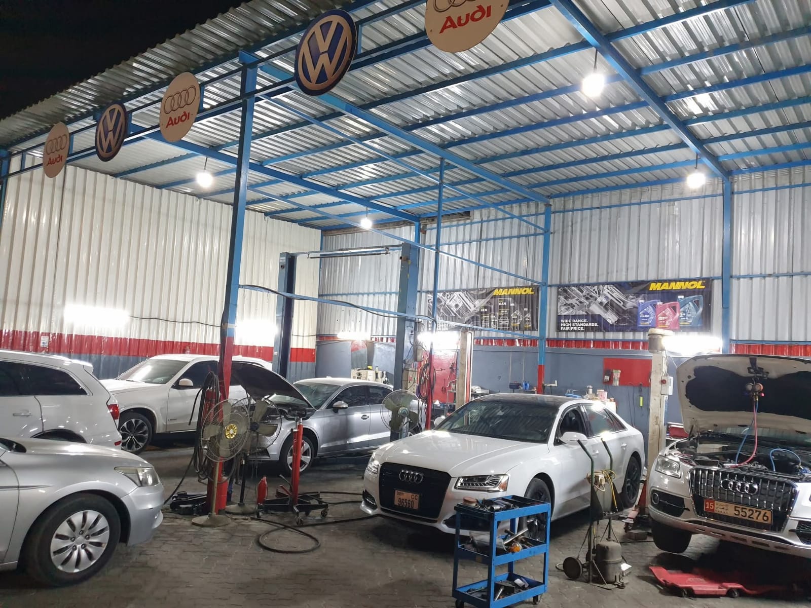 servicing audi and volkswagen vehicles